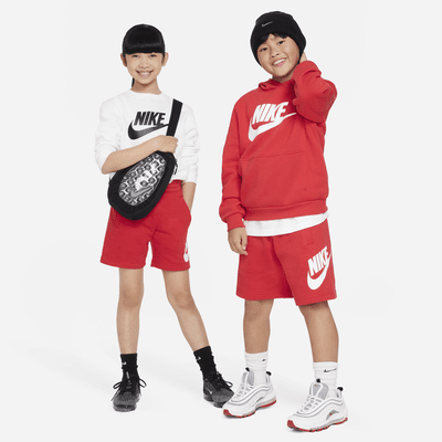 Shorts de French Terry para niños talla grande Nike Sportswear Club Fleece