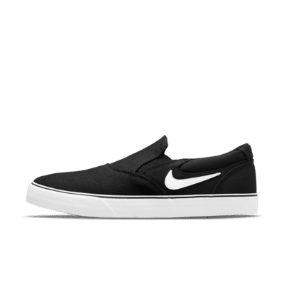 nike black slip on