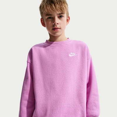 Nike Sportswear Club Fleece Older Kids' Oversized Sweatshirt