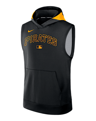 Мужское худи Pittsburgh Pirates Authentic Collection Men’s Nike Dri-FIT MLB Sleeveless Pullover Hoodie