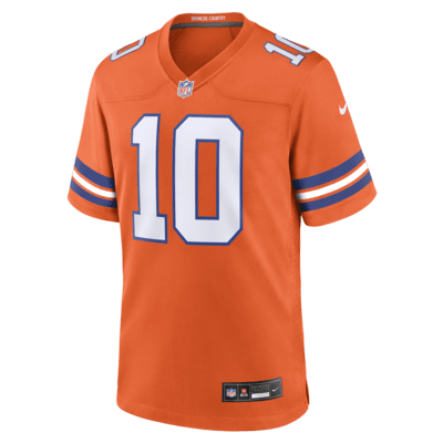 Bo Nix Denver Broncos Men's Nike NFL Game Jersey