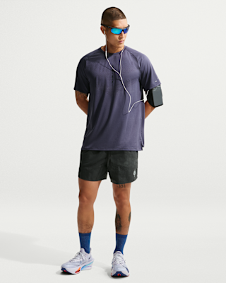 Мужские шорты Nike Stride 5" Brief-Lined Shorts with Reflective Accents для бега