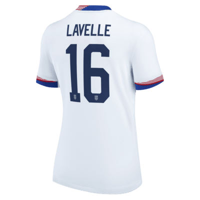 Jersey de fútbol Nike Dri-FIT del USWNT local 2024 Stadium para mujer Rose Lavelle