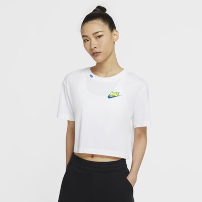 nike sportswear slim fit crop top