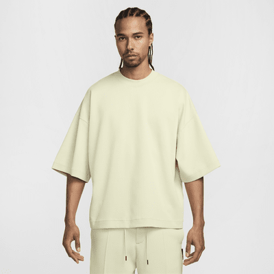 Haut en tissu Fleece à manches courtes Nike Tech pour homme