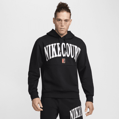 NikeCourt Heritage Dri-FIT tennishoodie van fleece voor heren