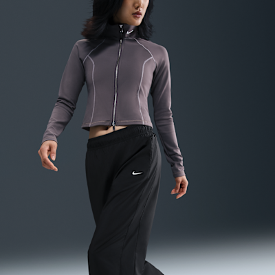 나이키 스포츠웨어 클래식 여성 미드라이즈 오픈 헴 팬츠