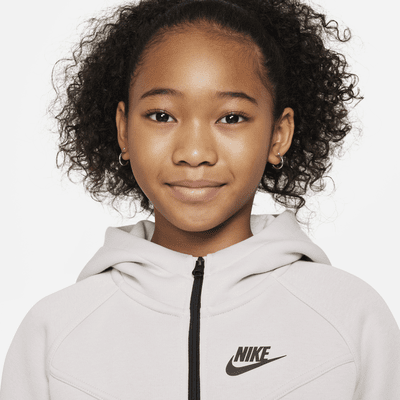 Nike Sportswear Tech Fleece Older Kids' (Girls') Full-Zip Hoodie