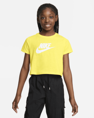 Playera recortada para niña talla grande Nike Sportswear. Nike.com