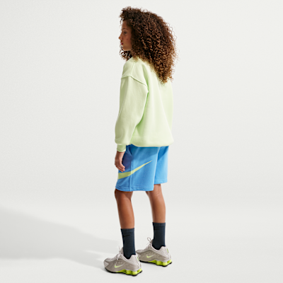 Nike Sportswear Club Big Kids' French Terry Shorts