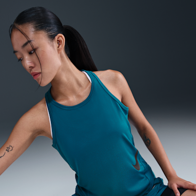 ナイキ テンポ スウッシュ ラン ウィメンズ Dri-FIT ランニングタンクトップ