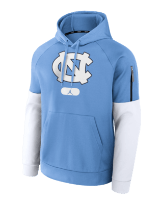 Мужское худи North Carolina Tar Heels Fitness Men’s Jordan Brand Therma College Pullover Hoodie для тренировок