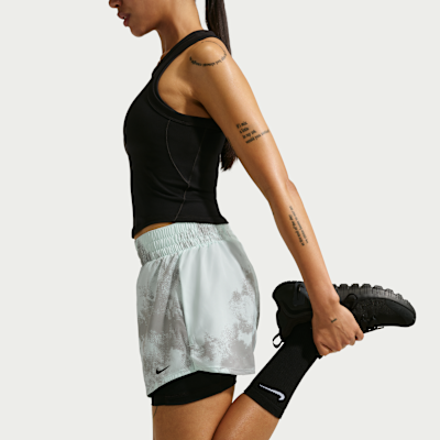 Nike One Women's Dri-FIT High-Waisted 8cm (approx.) 2-in-1 Shorts