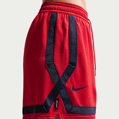 Shorts de básquetbol Dri-FIT de 13 cm para mujer Nike Caitlin Clark Crossover