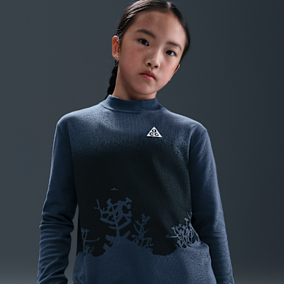 Nike ACG Langarmoberteil mit Waffelmuster für ältere Kinder