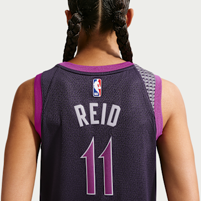 Naz Reid Minnesota Timberwolves City Edition Men's Nike NBA Swingman Jersey