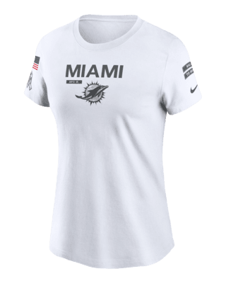 Женская футболка Miami Dolphins Salute to Service Legend Nike NFL