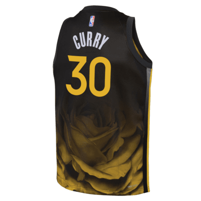 Stephen Curry Golden State Warriors City Edition Big Kids' (Boys') NBA Swingman Jersey