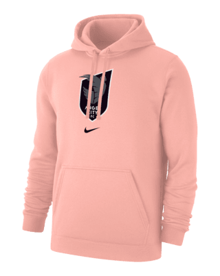 Мужское худи Angel City FC Club Fleece Nike NWSL Pullover Hoodie