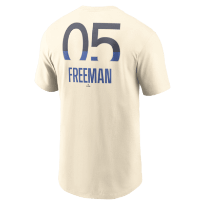 Playera Nike de la MLB para hombre Freddie Freeman Los Angeles Dodgers City Connect Fuse