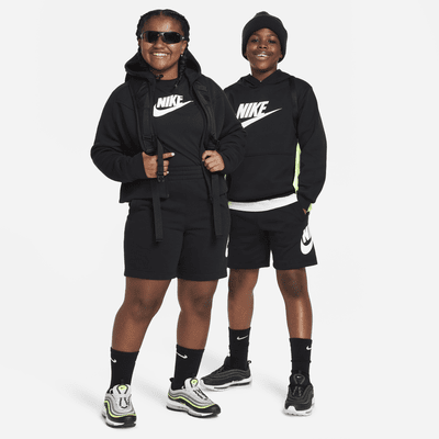 Nike Sportswear Club Fleece Shorts van sweatstof voor kids (ruimere maten)