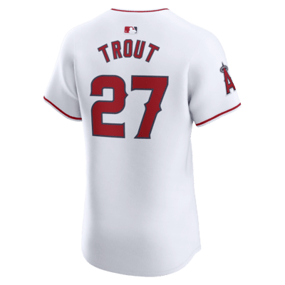 Jersey Nike Dri-FIT ADV de la MLB Elite para hombre Mike Trout Los Angeles Angels