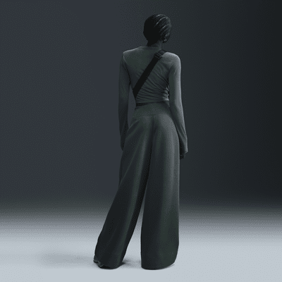 Playera de manga larga slim cropped para mujer Nike Sportswear Chill Knit