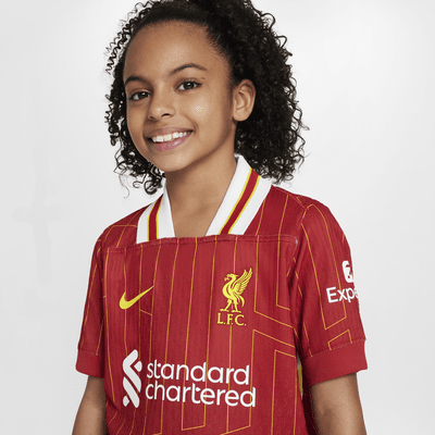 Liverpool F.C. 2024/25 Match Home Older Kids' Nike Dri-FIT ADV Football Shirt