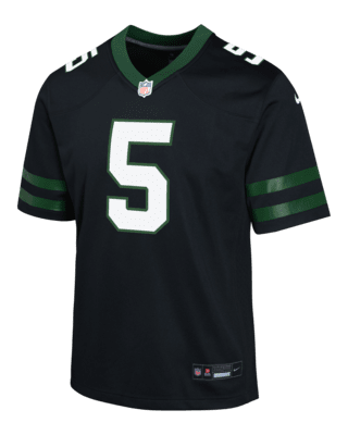 Подростковые джерси Garrett Wilson New York Jets Big Kids' Nike NFL Game Jersey