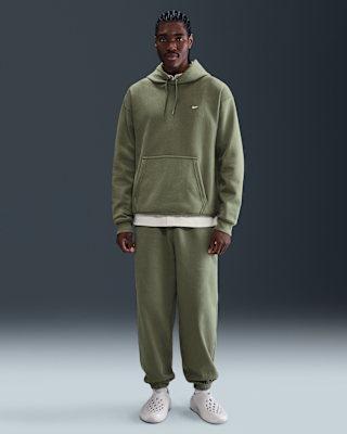 Мужские  Nike Solo Swoosh Cuffed Fleece Pants