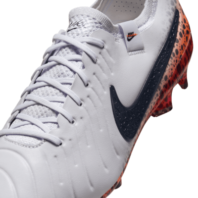 รองเท้าสตั๊ดฟุตบอลไม่หุ้มข้อ FG Nike Tiempo Legend 10 Elite Electric