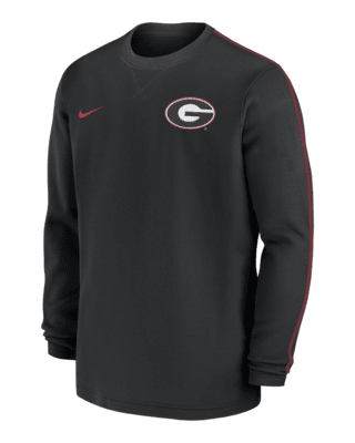 Мужские  Georgia Bulldogs Sideline Coach Nike College Long-Sleeve Top