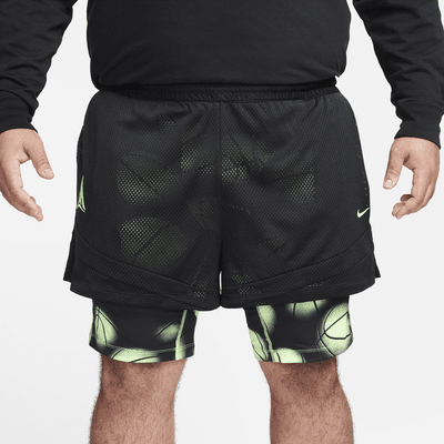 Shorts de básquetbol Dri-FIT de 10 cm 2 en 1 para hombre Ja