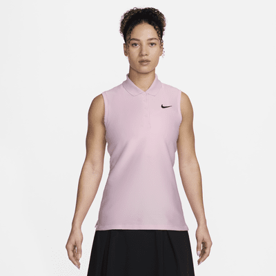 Nike Victory Dri-FIT-golfpolo uden ærmer til kvinder