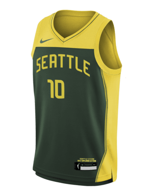 Подростковые джерси Sue Bird Seattle Storm 2024 Explorer Edition Big Kids' Nike Dri-FIT WNBA Swingman Jersey