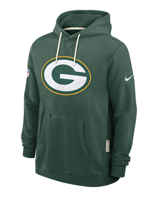 Мужское худи Green Bay Packers Initial Home Sideline Nike Dri-FIT NFL Pullover Hoodie