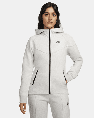 Женское худи Nike Sportswear Tech Fleece Windrunner Full-Zip Hoodie для бега