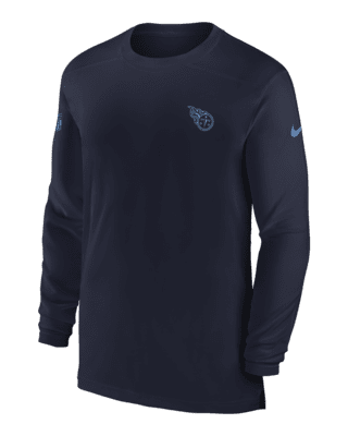 Nike Men's Dri-Fit Sideline Team (NFL Tennessee Titans) Long-Sleeve T-Shirt in White, Size: XL | 00LX10A8F-0BI