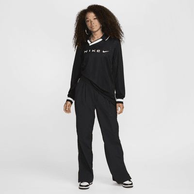 Pantalon taille mi-haute asymétrique déperlant Nike Sportswear Collection pour femme