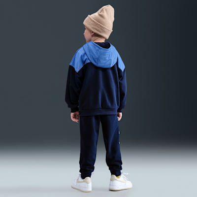 Nike Sportswear Little Kids' P.E. Blocked Pullover Hoodie and Pants Set