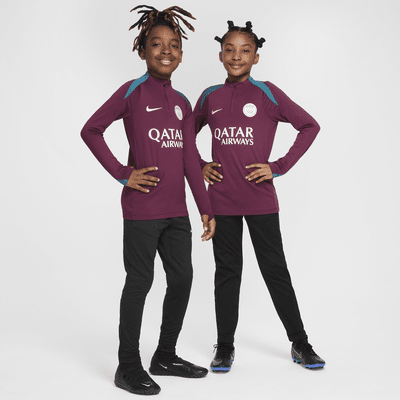 Paris Saint-Germain Strike Nike Dri-FIT voetbaltrainingstop voor kids