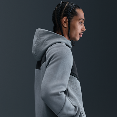 Nike Tech Windrunner herenjack van fleece met rits over de hele lengte