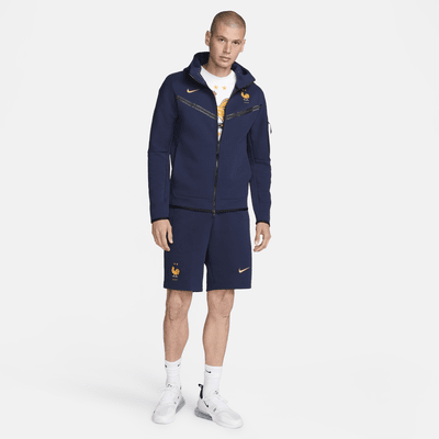 Pánská fotbalová mikina Nike FFF Tech Fleece Windrunner s kapucí a zipem po celé délce