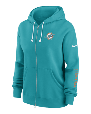 Женское худи Miami Dolphins Phoenix Nike NFL Full-Zip Hoodie