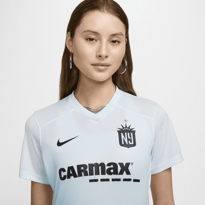 Jersey Nike Dri-FIT de la NWSL replica del NJ/NY Gotham FC visitante 2024 Stadium para mujer