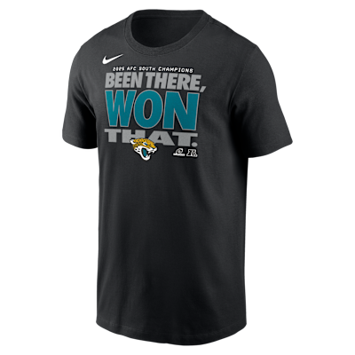 Jacksonville Jaguars 2025 AFC South Champions Trophy Collection Men's Nike NFL T-Shirt