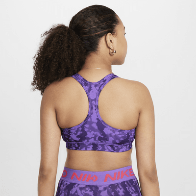 Brassière de sport réversible Nike Swoosh pour fille