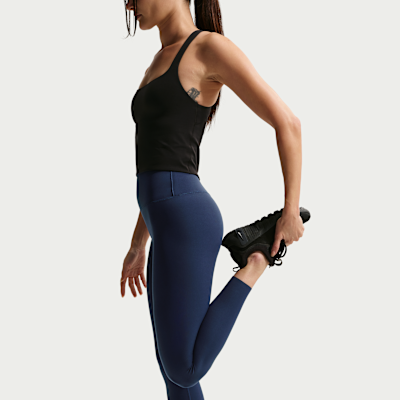 Nike Zenvy Women's High-Waisted 7/8 Leggings with No Front Seam