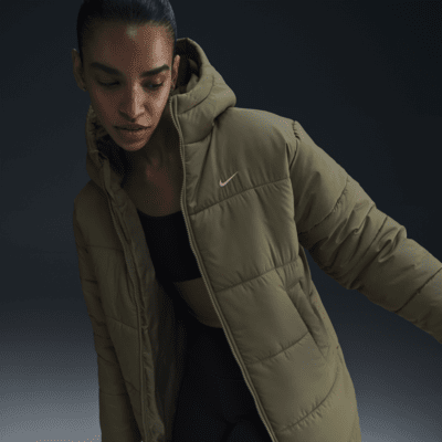 Γυναικείο παρκά Therma-FIT σε ριχτή γραμμή Nike Sportswear Classic Puffer