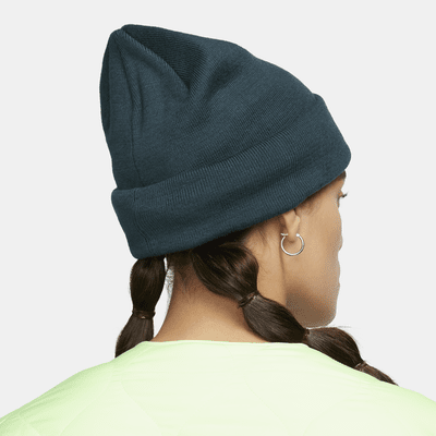 Nike Peak Standard Metallic-Beanie mit Swoosh und Bündchen